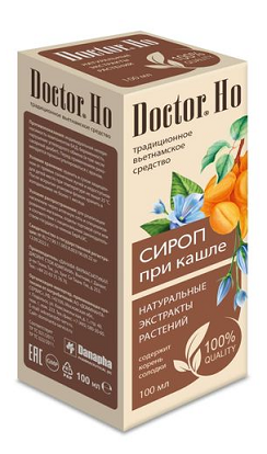 Доктор ХО вьетнамский бальзам сироп при кашле, флакон 100мл БАД Доктор ХО вьетнамский бальзам сироп при кашле, флакон 100мл БАД