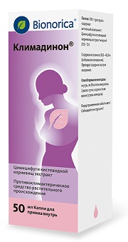 Климадинон, капли для приема внутрь, флакон 50мл Климадинон, капли для приема внутрь, флакон 50мл