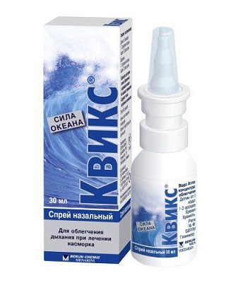 Квикс, спрей назальный, флакон 30мл Квикс, спрей назальный, флакон 30мл