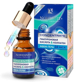 Novosvit (Новосвит) Aqua-гель гиалуроновая кислота, коллаген, 25мл