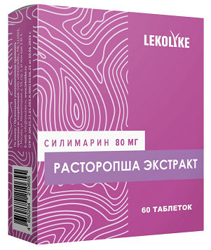 Расторопша экстракт Леколайк, таблетки 60шт БАД