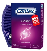 Купить contex (контекс) презервативы classic 18шт в Арзамасе