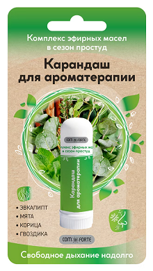 ComForte (Комфорте) Карандаш ингалятор Дыхание эвкалипта 1,3г ComForte (Комфорте) Карандаш ингалятор Дыхание эвкалипта 1,3г