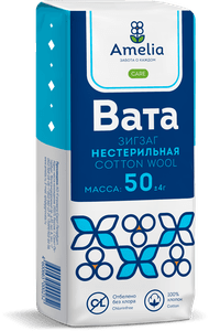 Вата хирургическая Зиг-Заг Амелия, 50г