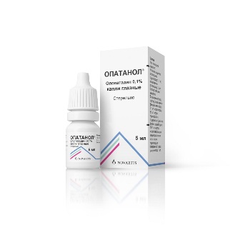 Опатанол, капли глазные 0,1%, флакон-капельница 5мл Опатанол, капли глазные 0,1%, флакон-капельница 5мл