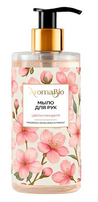 AromaBio (АромаБио) Мыло для рук цветки миндаля 290мл