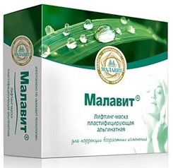 Малавит, маска-лифтинг альгинатная пластифицирующая 30 г 2 шт