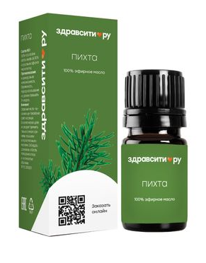 Масло эфирное Пихта Здравсити, фл 10мл Масло эфирное Пихта Здравсити, фл 10мл