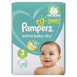Купить pampers active baby (памперс) подгузники 3 миди 6-10кг, 22шт в Арзамасе