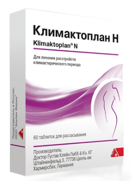 Климактоплан Н, таблетки для рассасывания гомеопатические 60шт