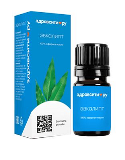 Масло эфирное Эвкалипт Здравсити, фл 10мл Масло эфирное Эвкалипт Здравсити, фл 10мл