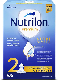 Купить nutrilon premium 2 (нутрилон) сухая смесь детская с 6 месяцев, 600г в Арзамасе