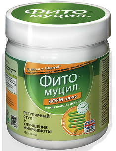 Фитомуцил Норм Плюс, порошок банка 180г БАД