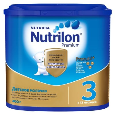 Купить nutrilon junior premium 3 (нутрилон) сухая смесь детская с 12 месяцев, 400г в Арзамасе
