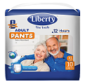 Купить liberty premium pants (либерти премиум пантс) подгузники-трусики для взрослых одноразовые xl 10шт в Арзамасе