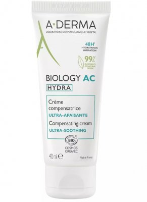 Купить a-derma biology ac (а-дерма) крем восстанавливающий баланс ослабленной кожи hydra 40мл в Арзамасе