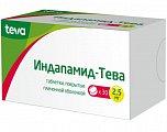 Купить индапамид-тева, таблетки, покрытые пленочной оболочкой 2,5мг, 30 шт в Арзамасе