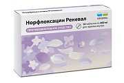 Купить норфлоксацин реневал, таблетки, покрытые пленочной оболочкой 400мг, 10 шт в Арзамасе