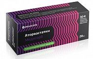 Купить аторвастатин-медисорб, таблетки, покрытые пленочной оболочкой 20мг, 30 шт в Арзамасе