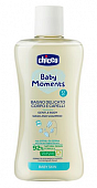 Купить chicco baby moments (чикко) пена для тела и волос нежная детская 200мл в Арзамасе