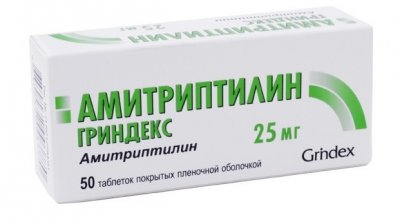 Купить амитриптилин-гриндекс тбл п/о 25мг №50 (гриндекс ао, латвия) в Арзамасе
