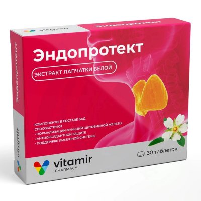 Купить эндопротект, таблетки массой 566 мг, 30 шт бад  в Арзамасе