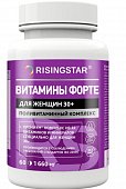 Купить risingstar (рисингстар) витамины форте поливитаминный комплекс для женщин 30+, таблетки, покрытые пленочной оболочкой массой 1,660г 60 шт. бад в Арзамасе
