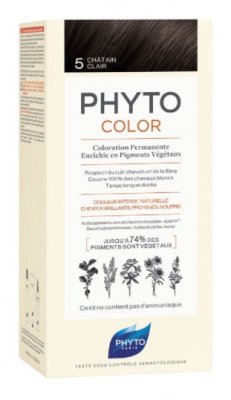 Купить фитосолба фитоколор (phytosolba phyto color) краска для волос оттенок 5 светлый шатен 50/50/12мл в Арзамасе