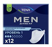 Купить tena (тена) прокладки, men active fit уровень 1, 12 шт в Арзамасе