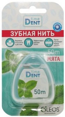 Купить таймдент (timedent) зубная нить мята 50м в Арзамасе