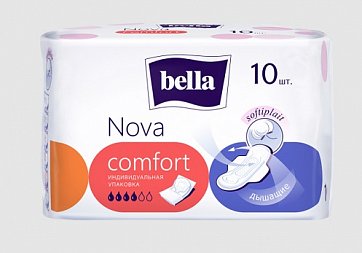 Bella (Белла) прокладки Nova Comfort белая линия 10 шт