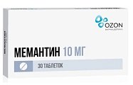 Купить мемантин, таблетки, покрытые пленочной оболочкой 10мг, 30 шт в Арзамасе