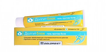 Долгитблок, гель для наружного применения 5%+3%, 100 г Долгитблок, гель для наружного применения 5%+3%, 100 г