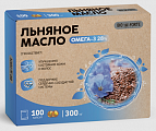 Купить льняное масло bioforte, капсулы 100шт бад в Арзамасе