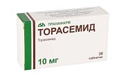 Купить торасемид, таблетки 10мг, 30 шт в Арзамасе