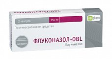 Купить флуконазол-obl, капсулы 150мг, 2 шт в Арзамасе