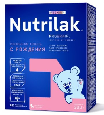 Купить нутрилак (nutrilak) премиум 1 молочная смесь 0-6 месяцев, 300г в Арзамасе