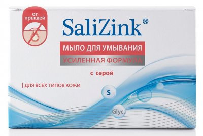 Купить салицинк (salizink) мыло для умывания для всех типов кожи с серой, 100г в Арзамасе