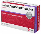 Купить карведилол велфарм, таблетки 25мг 30шт в Арзамасе