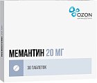 Купить мемантин, таблетки, покрытые пленочной оболочкой 20мг, 30 шт в Арзамасе