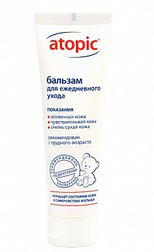 Атопик, бальзам для ежедневного ухода, 100мл Атопик, бальзам для ежедневного ухода, 100мл