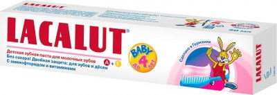 Купить лакалют (lacalut) зубная паста для детей бейби до 4-х лет, 50мл в Арзамасе