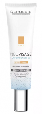 Купить dermedic neovisage (дермедик) крем-флюид тонирующий увлажняющий для чувствительной кожи 30 мл spf50+ песочный в Арзамасе