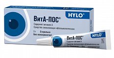 Купить вита-пос, средство смазывающее офтальмологическое, туба 5г в Арзамасе