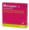 Купить монурал, гранулы для приготовления раствора для приема внутрь 3г, 1 шт в Арзамасе