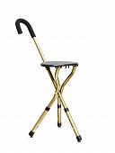 Купить трость amcs37 металлическая комбинированная с трехопорным стулом с регулируемой высотой в Арзамасе