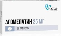 Купить агомелатин, таблетки, покрытые пленочной оболочкой 25мг, 28 шт в Арзамасе