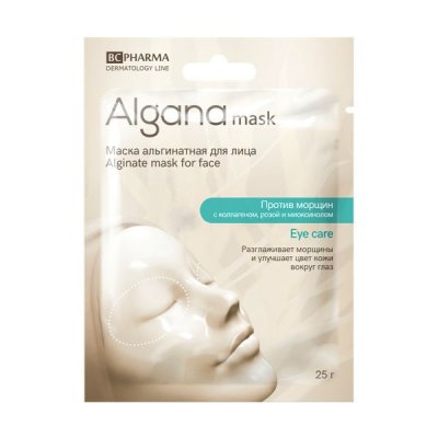 Купить альгана маск (alganamask) маска для кожи вокруг глаз альгинатная против морщин, 1 шт в Арзамасе