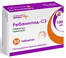 Купить ребамипид-сз, таблетки, покрытые пленочной оболочкой 100мг, 90 шт в Арзамасе