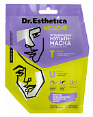 Купить dr. esthetica (др. эстетика) no acne мульти-маска пузырьковая pink&green 1шт в Арзамасе